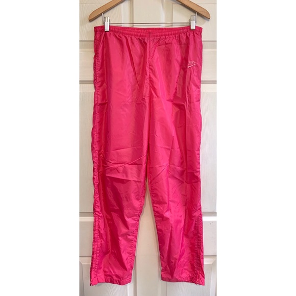pink nike windbreaker pants